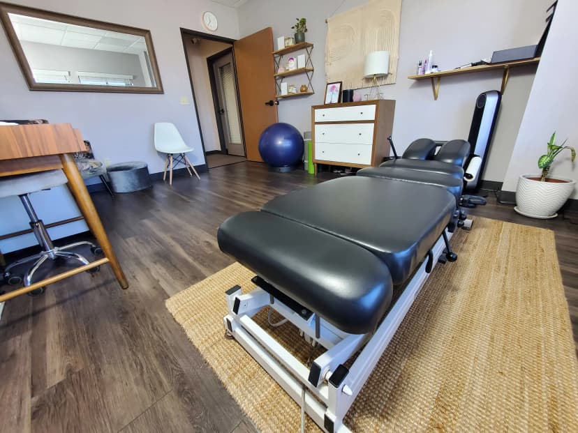 Treatment room interior